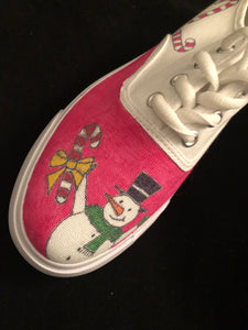 Custom painted sneakers